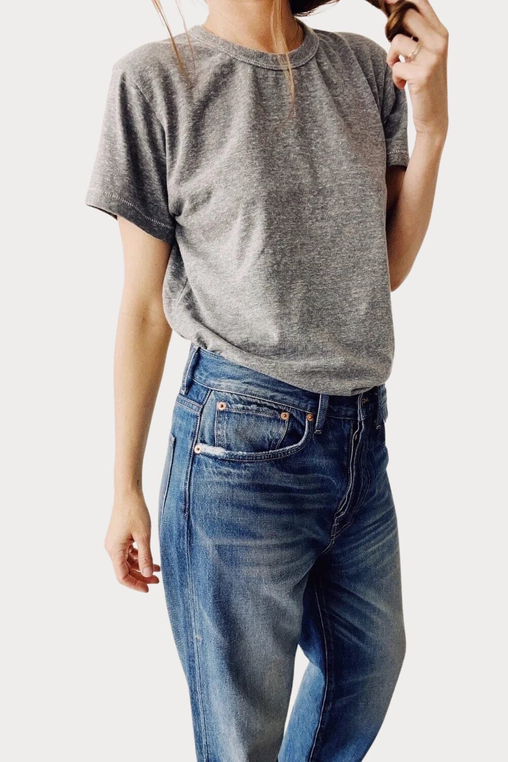 Hey Gang | The Crew In P.E. Grey - SHOP YUCCA Shirts & Tops HEY GANG - YUCCA 