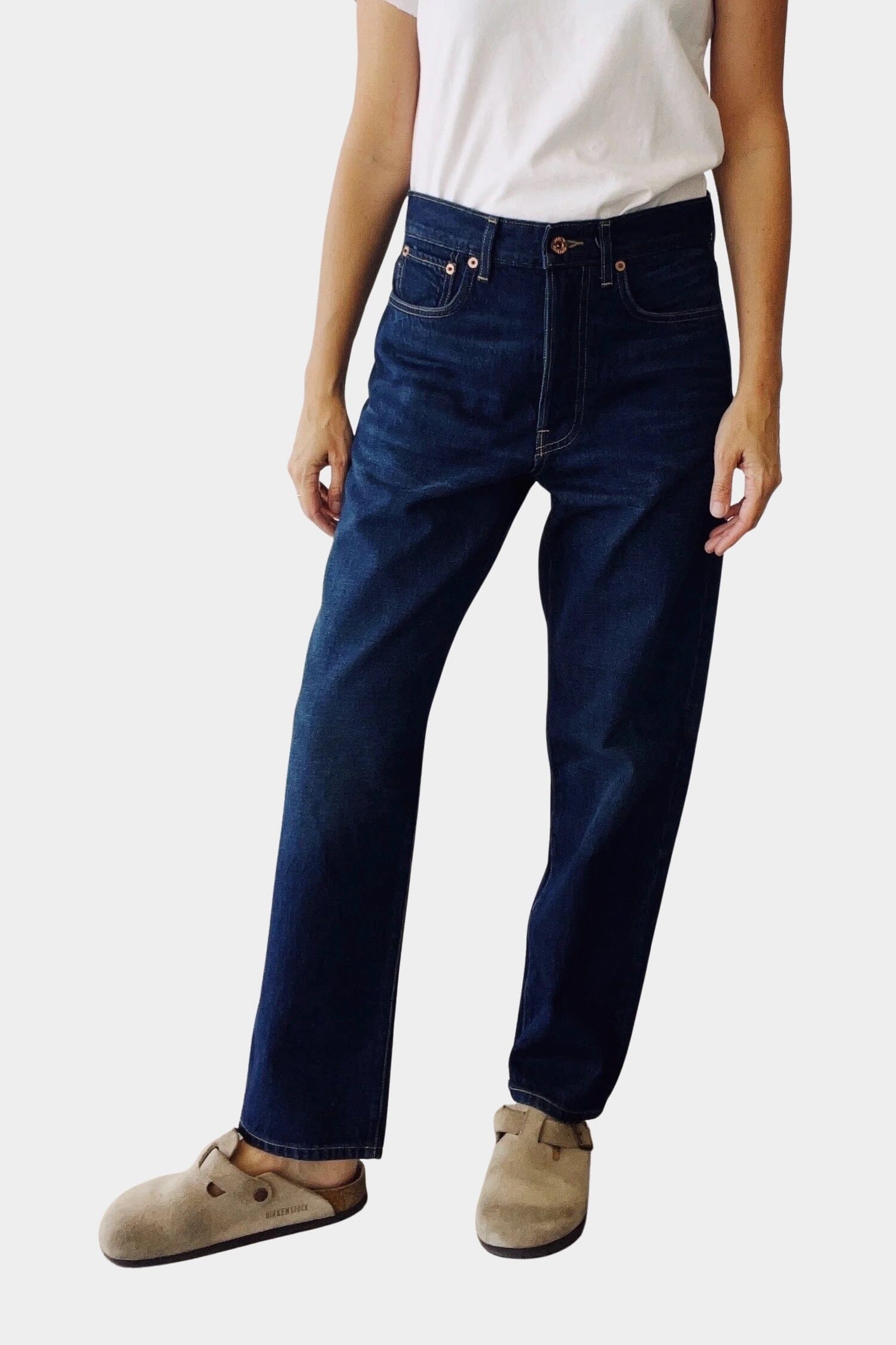 HEY GANG | The Loose Crop - Eddy Wash - SHOP YUCCA Denim HEY GANG - YUCCA, Best boutique shopping in Denver, boutiques Denver, high end denim jeans online, capsule wardrobe, shop local Denver.