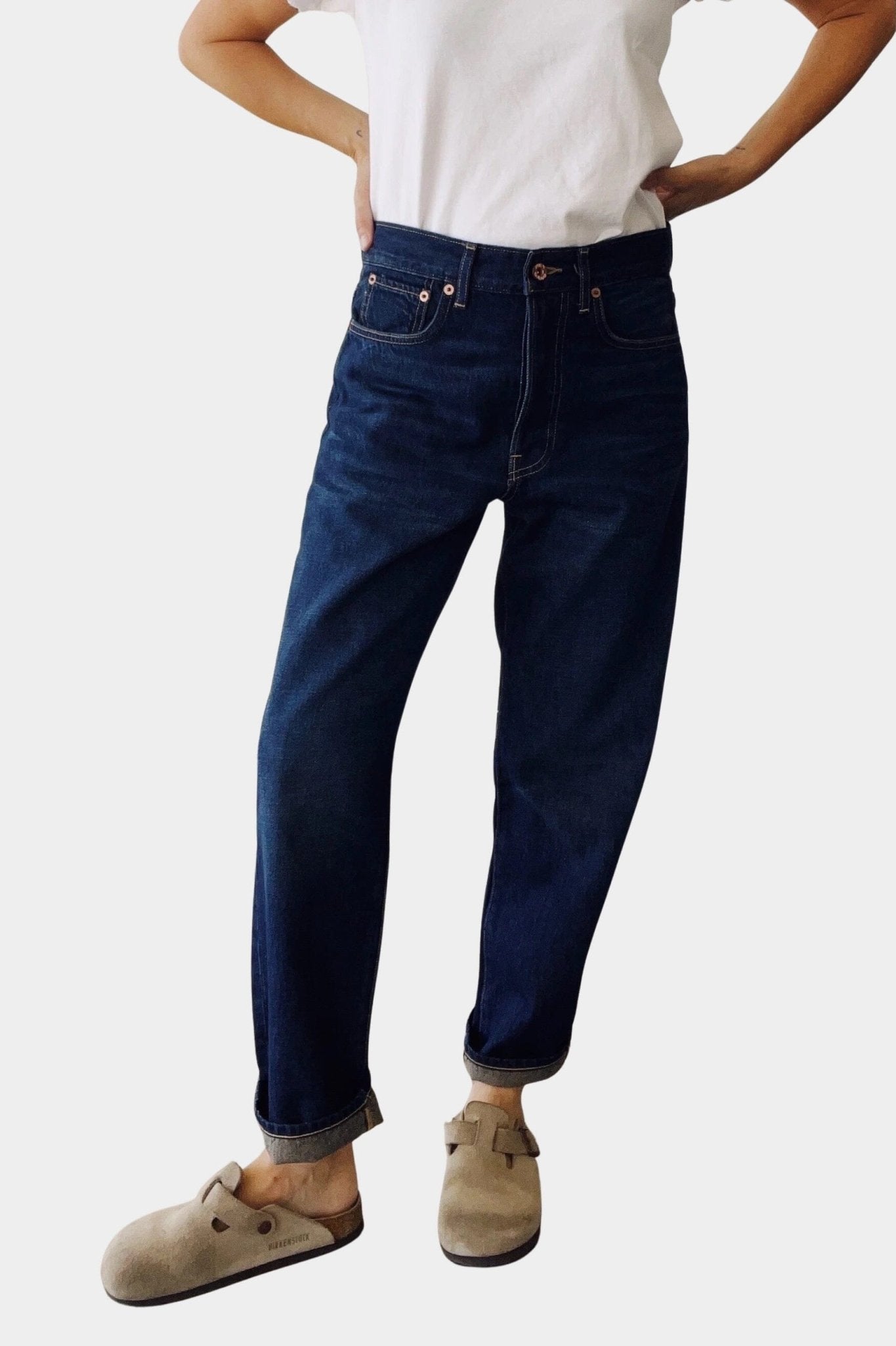 Hey Gang - The Loose Crop - Eddy Wash - Denim - YUCCA, Best boutique shopping, boutiques Denver, high end denim jeans online.
