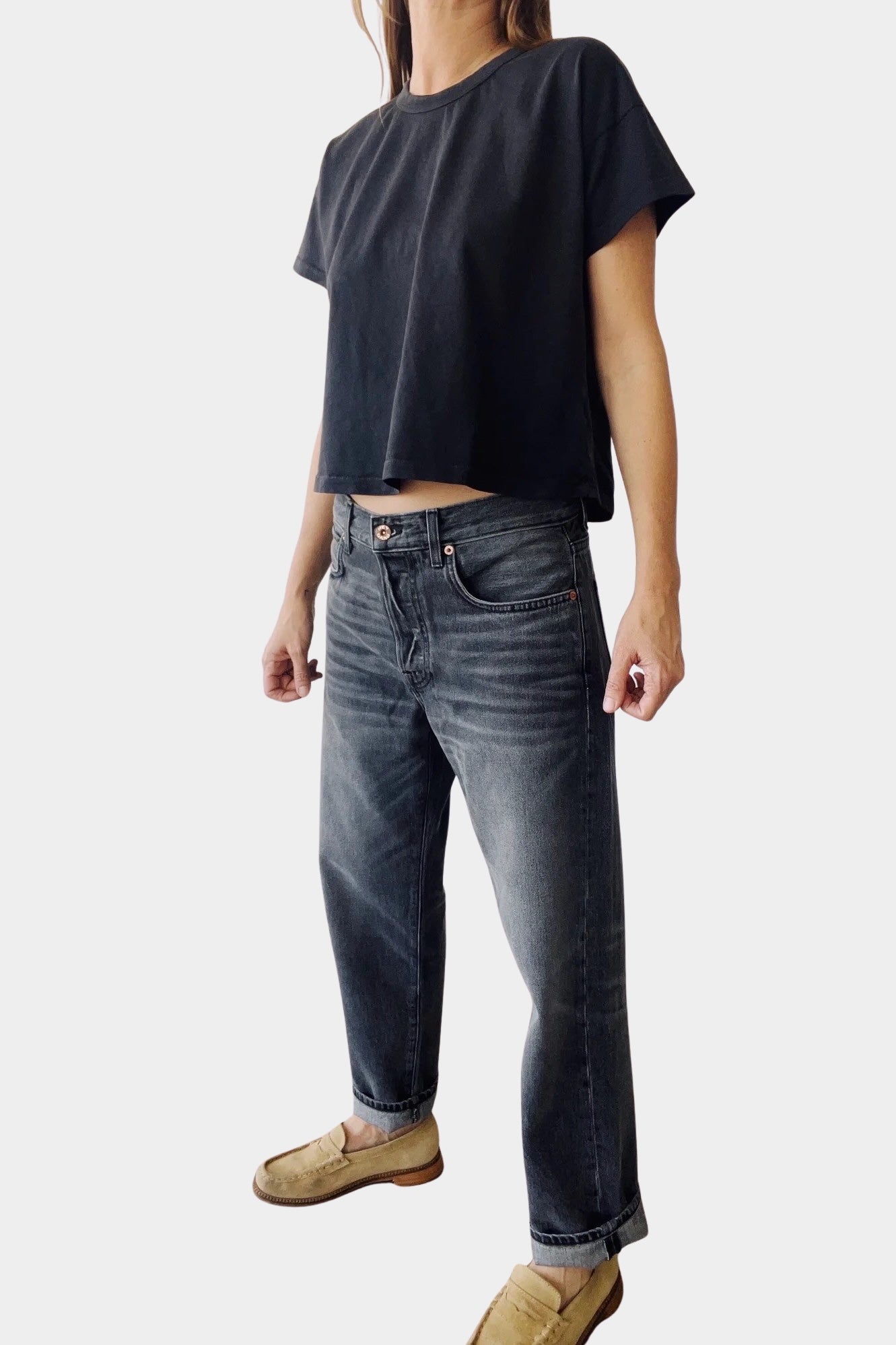 Hey Gang - The Crew - Vintage Black - Tops & Tees - YUCCA, Yucca store Denver, women’s clothing boutique near me.