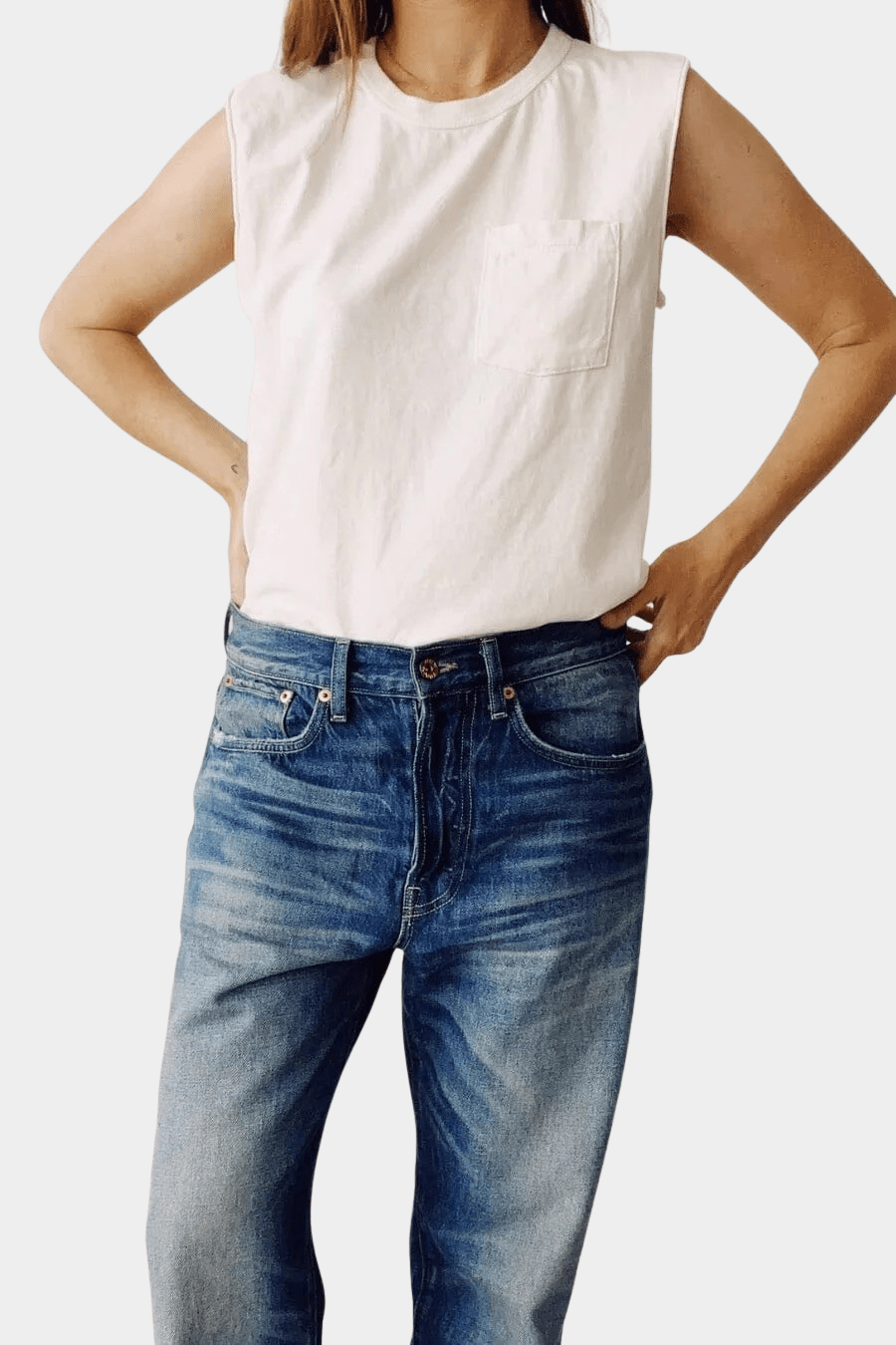 Hey Gang - Muscle Tee - Natural - Shirts & Tops - YUCCA, boutique near me, capsule wardrobe, women’s high quality tops