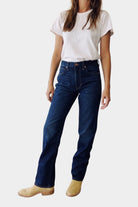 HEY GANG | The Straight - Eddy Wash - SHOP YUCCA Denim HEY GANG - YUCCA, Best boutique shopping in Denver, boutiques Denver, high end denim jeans online, capsule wardrobe, shop local Denver. 