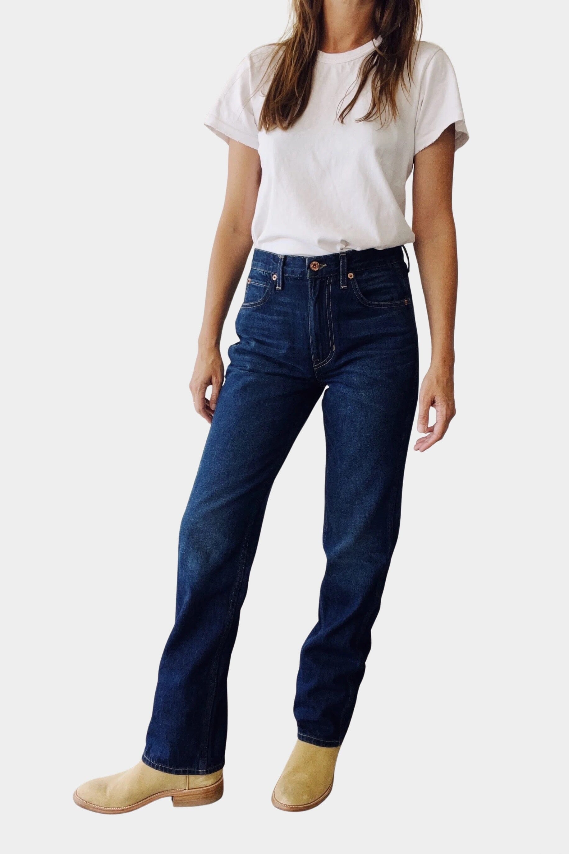 HEY GANG | The Straight - Eddy Wash - SHOP YUCCA Denim HEY GANG - YUCCA, Best boutique shopping in Denver, boutiques Denver, high end denim jeans online, capsule wardrobe, shop local Denver. 