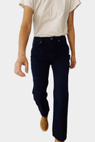HEY GANG | The Straight - Washed Black - SHOP YUCCA Denim HEY GANG - YUCCA, Best boutique shopping in Denver, boutiques Denver, high end denim jeans online, capsule wardrobe, shop local Denver. 