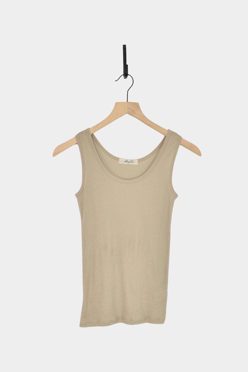 Ichi Antiquités - T-Shirt and Tanktop Set - Beige x Greige - Shirts & Tops - YUCCA, boutique near me, capsule wardrobe