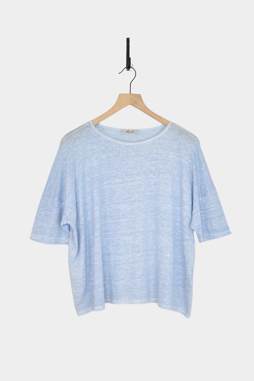 Ichi Antiquités | Natural Hand Dye Pullover In Light Indigo - SHOP YUCCA Shirts & Tops ICHI ANTIQUITÉS - YUCCA 