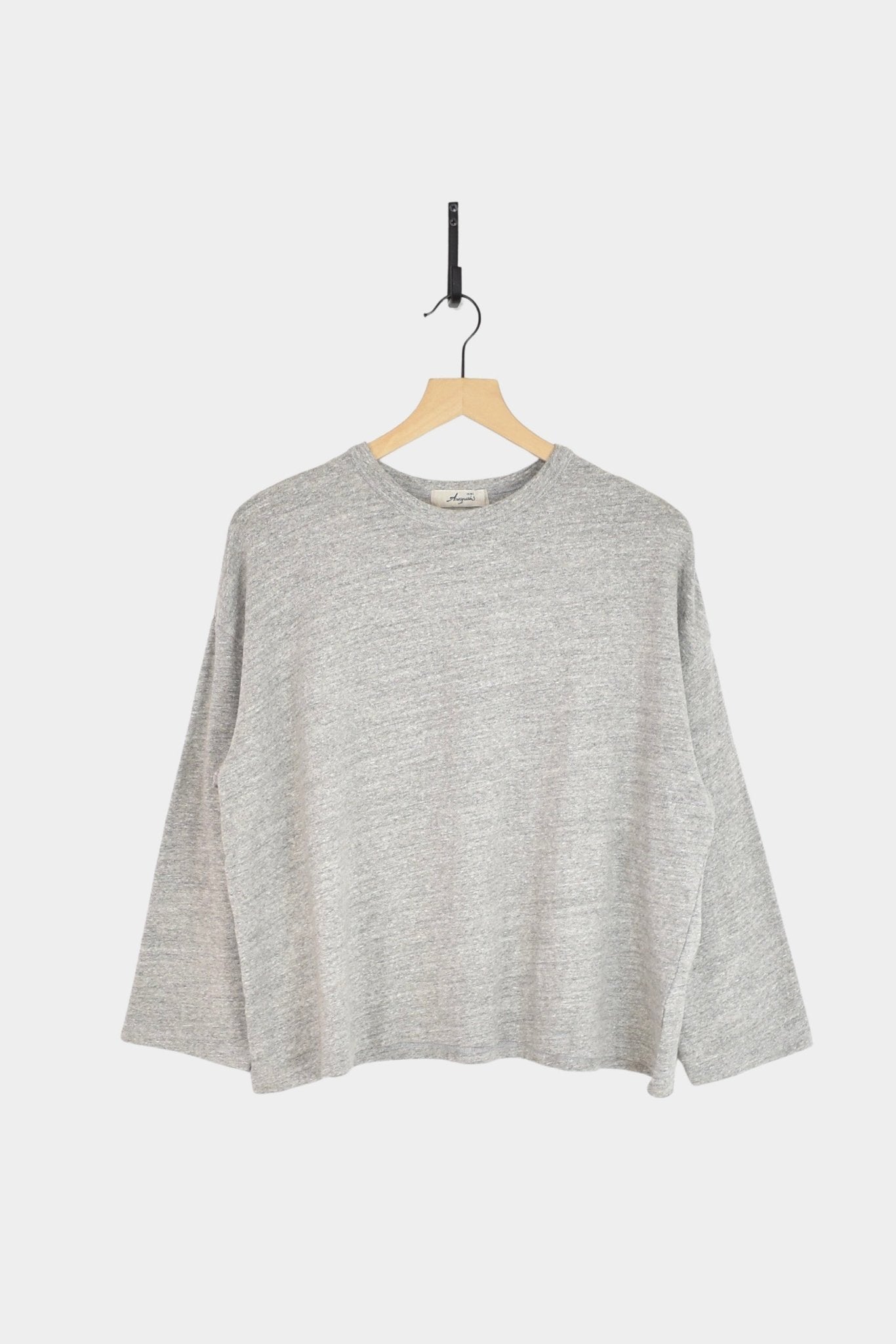 Ichi Antiquités - Cotton Pullover - Gray - YUCCA, ageless fashion, Japanese clothing for women, at the moment clothes.