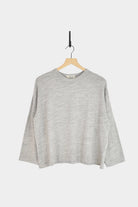 Ichi Antiquités - Cotton Pullover - Gray - YUCCA, ageless fashion, Japanese clothing for women, at the moment clothes.