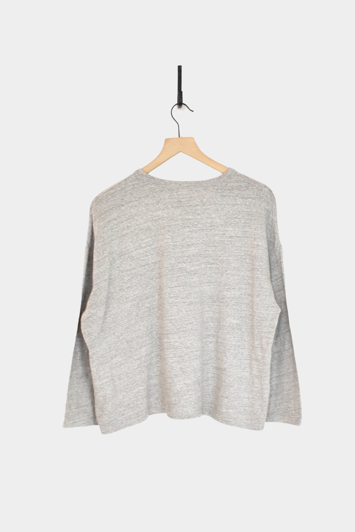 Ichi Antiquités - Cotton Pullover - Grey - Tops & Tees - YUCCA, unique clothes for women, high quality tops for women.