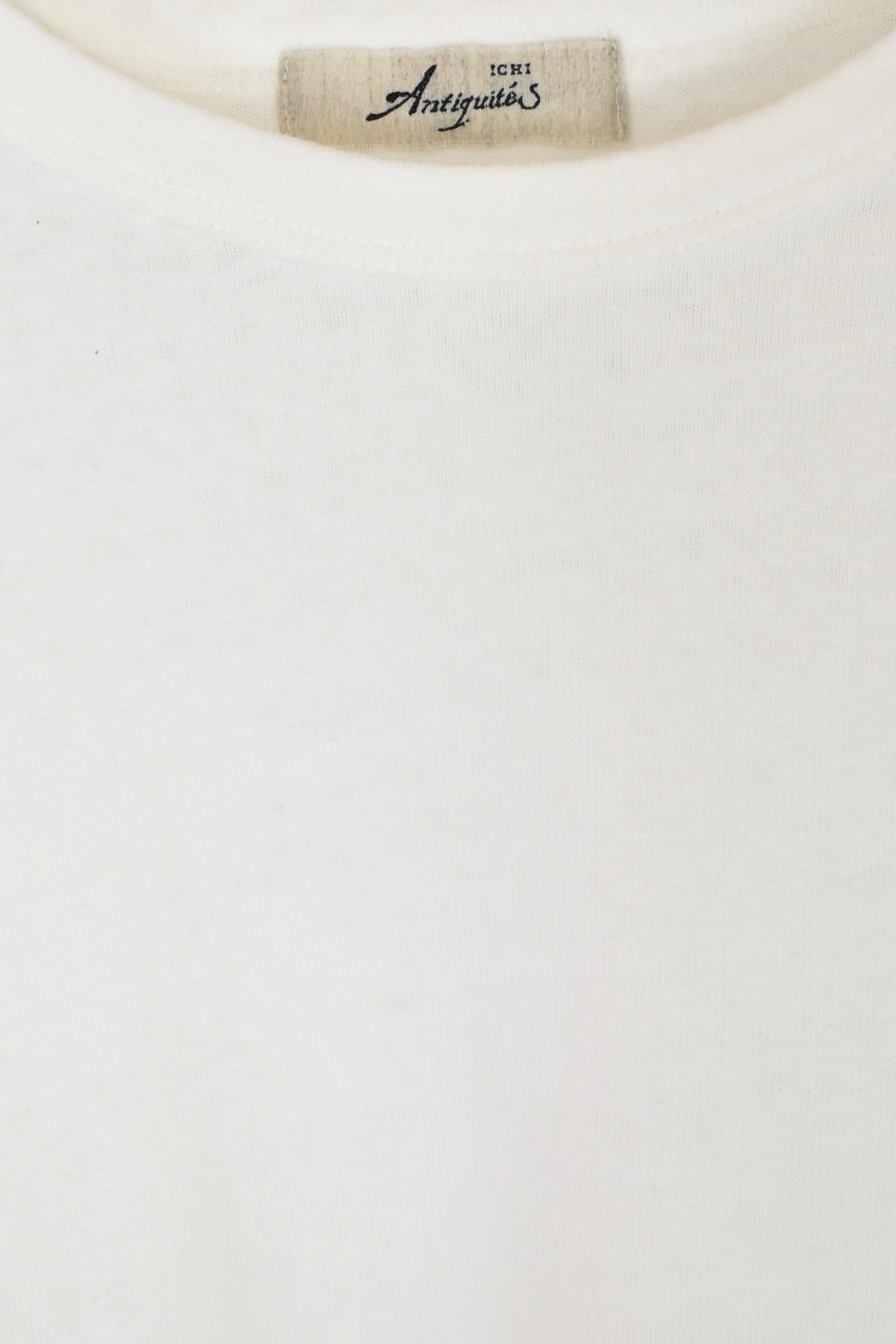 Ichi Antiquités - Cotton Pullover - White - YUCCA, ageless fashion, Japanese clothing for women, at the moment clothes.