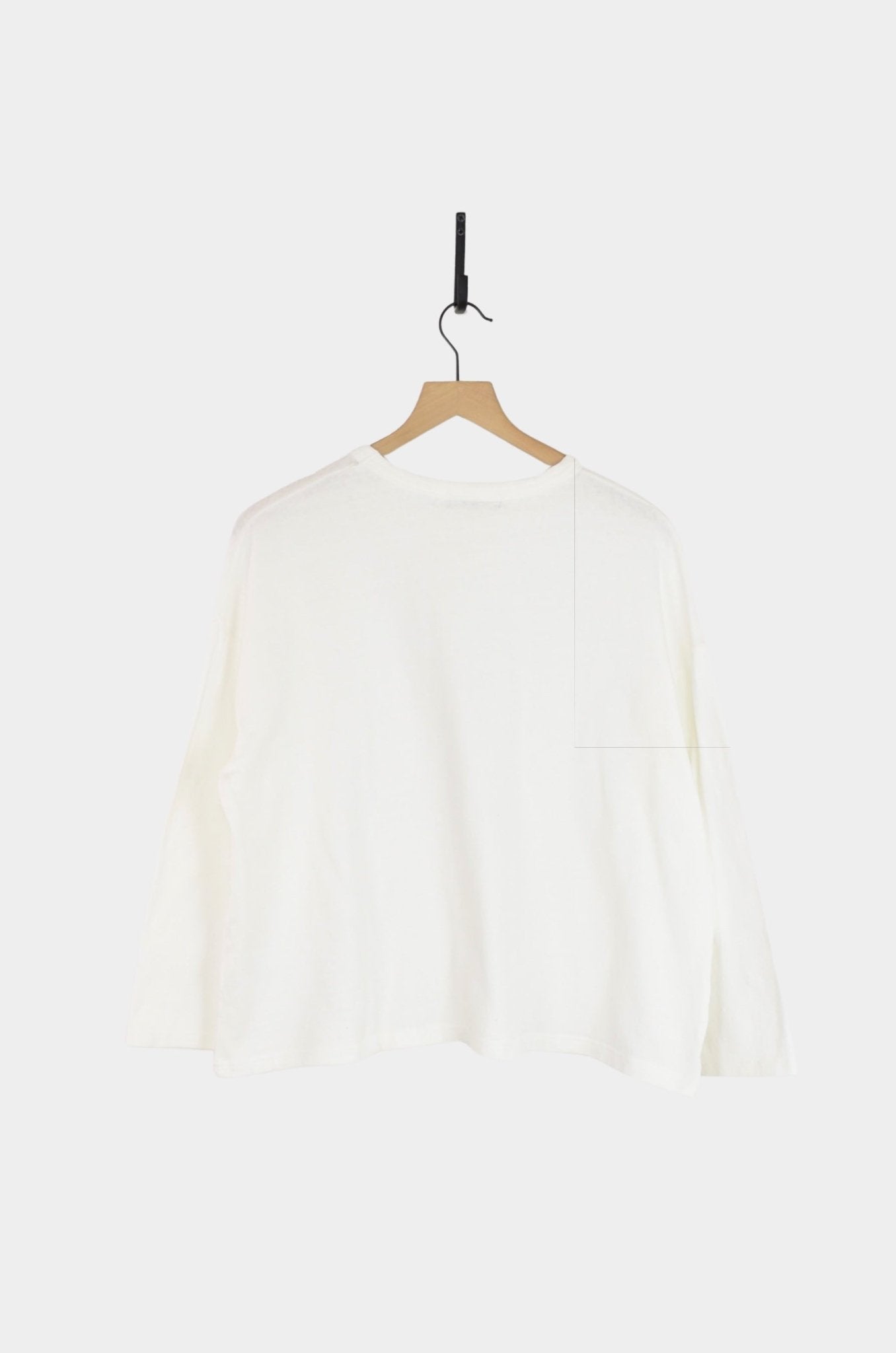 Ichi Antiquités - Cotton Pullover - White - YUCCA, ageless fashion, Japanese clothing for women, at the moment clothes.