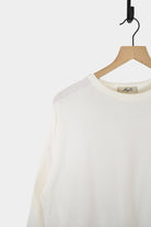 Ichi Antiquités - Cotton Pullover - White - YUCCA, ageless fashion, Japanese clothing for women, at the moment clothes.
