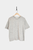 Ichi Antiquites - Cotton T-Shirt - Grey - Tops & Tees - YUCCA, boutiques denver, elevated basics, quality basics.