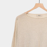 Japan Whole Garment Knit Pullover, Natural
