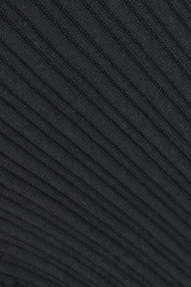 Ichi Antiquités - Japan Wholegarment Rib Knit Turtleneck - Black - Tops & Tees - YUCCA, high quality tops for women.