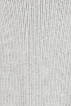 Ichi Antiquités - Japan Wholegarment Rib Knit Turtleneck - Grey - Tops & Tees - YUCCA, boutiques denver, elevated basics.