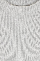 Ichi Antiquites - Japan Wholegarment Knit Pullover - Grey - Tops & Tees - YUCCA, ageless fashion, Japanese clothing for women, at the moment clothes.