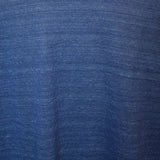 Short Sleeve Knit Linen Pullover, Blue