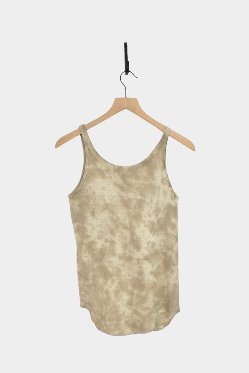 Ichi Antiquités - Natural Hand Dye 2Way Tanktop - Greige - Shirts & Tops -YUCCA, Artistic clothing for women, boutique near me