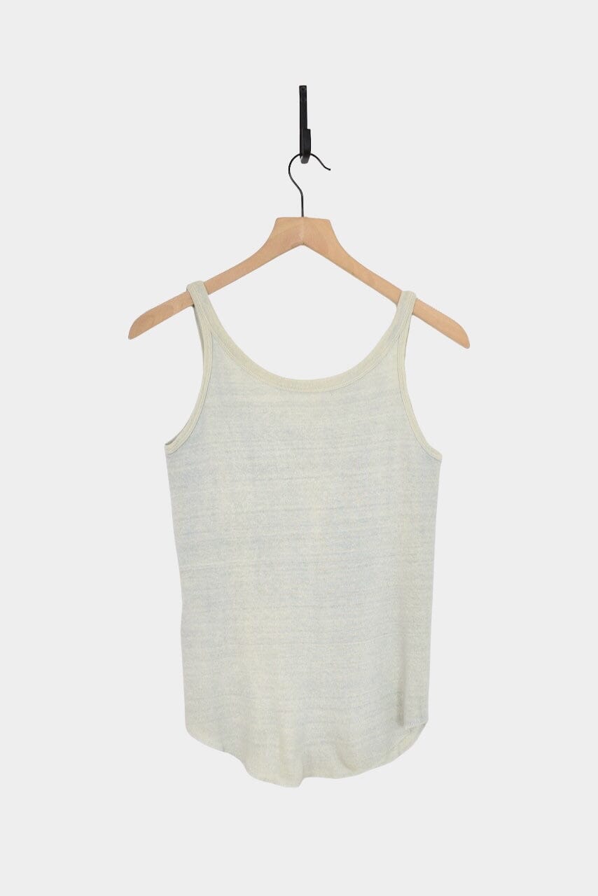 Ichi Antiquités - Natural Hand Dye 2Way Tanktop - Light Indigo - Shirts & Tops - YUCCA, Artistic clothing for women, boutique near me, capsule wardrobe, fashion for women over 50.