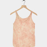 Ichi Antiquités - Natural Hand Dye 2Way Tanktop - Light Pink-Shirts & Tops - YUCCA, Artistic clothing for women, boutique near me, capsule wardrobe, fashion for women over 50
