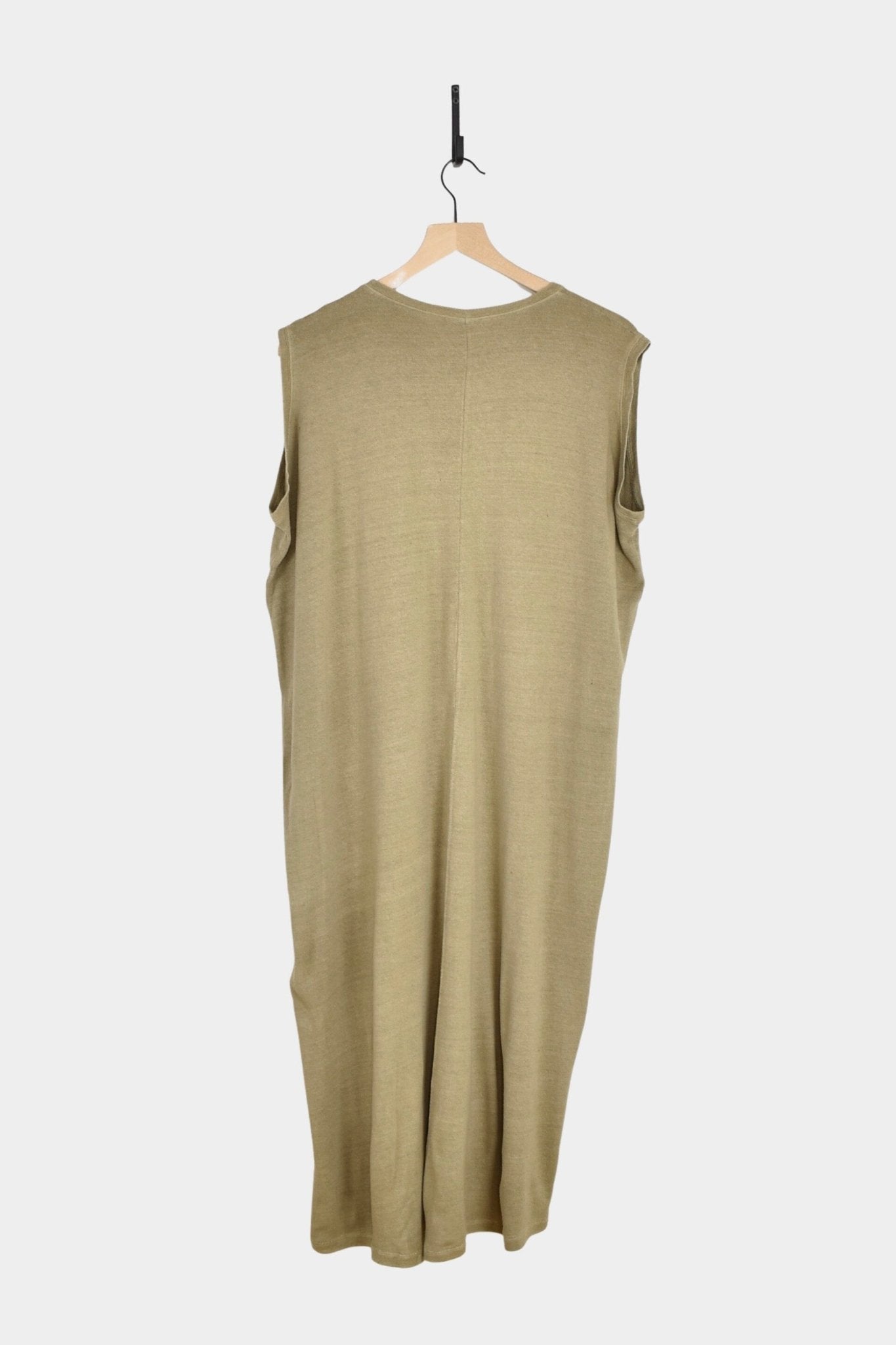 Ichi Antiquités - Natural Hand Dye Dress - Sage - Dress - YUCCA,  boutique stores near me, capsule wardrobe.