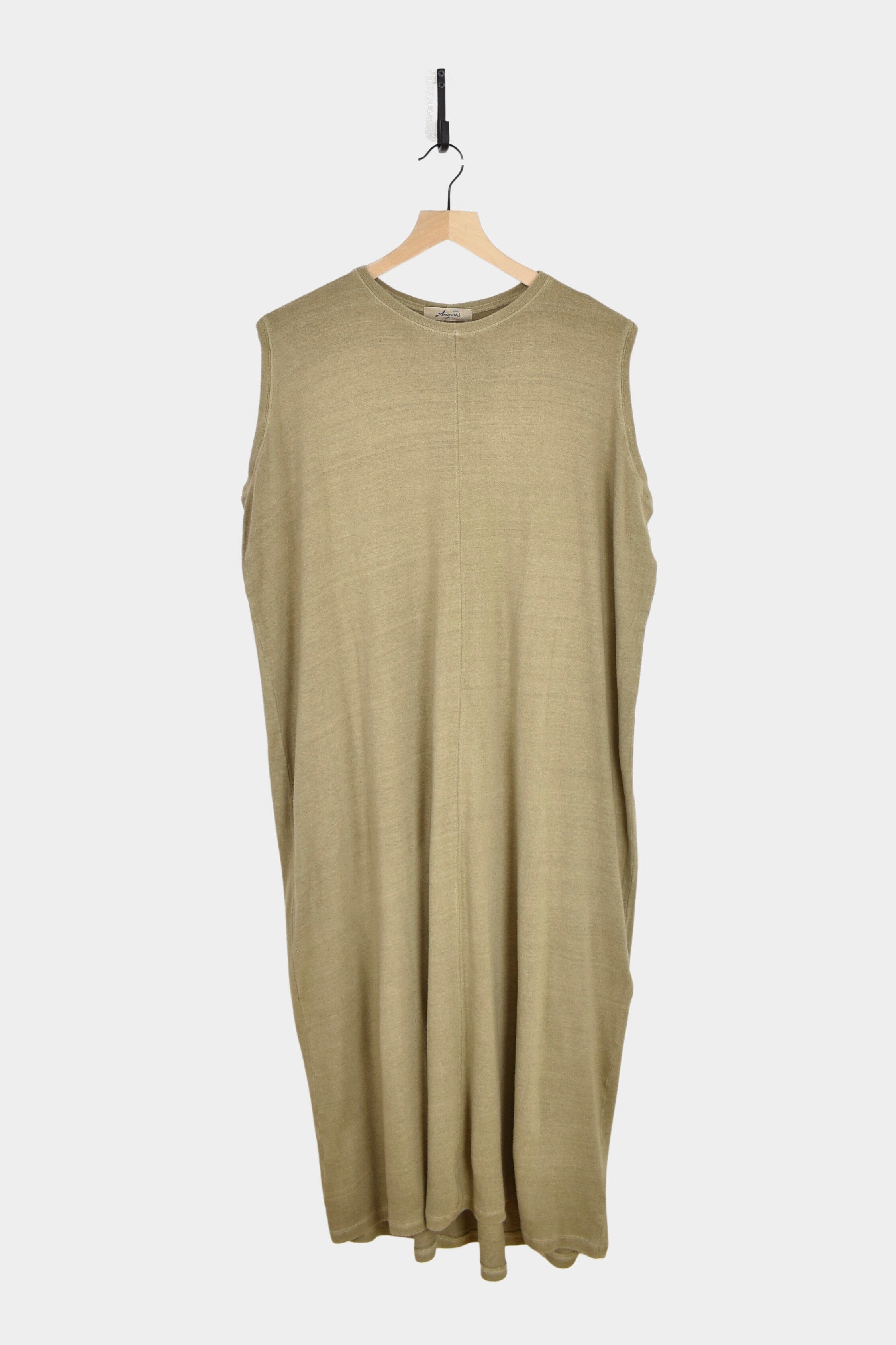 Ichi Antiquités | Natural Hand Dye Dress In Sage - SHOP YUCCA Dress ICHI ANTIQUITÉS - YUCCA 