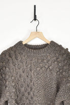 Ichi Antiquites | Peru Hand Knit Pullover In Mocha - SHOP YUCCA Sweater ICHI ANTIQUITÉS - YUCCA 