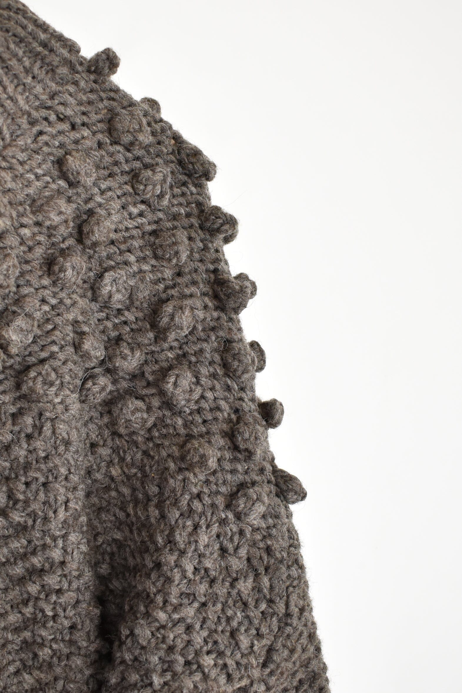 Ichi Antiquites | Peru Hand Knit Pullover In Mocha - SHOP YUCCA Sweater ICHI ANTIQUITÉS - YUCCA 