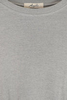 Ichi Antiquités - Rib Crew Neck - Gray - YUCCA, ageless fashion, Japanese clothing for women, at the moment clothes.