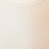 Rib Knit Pullover, White