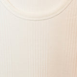 Rib Knit Tank Top, White