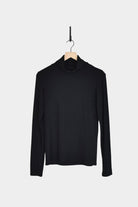 Ichi Antiquités - Rib Turtleneck - Black - YUCCA, ageless fashion, Japanese clothing for women, at the moment clothes.