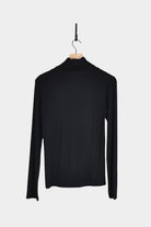 Ichi Antiquités - Rib Turtleneck - Black - YUCCA, ageless fashion, Japanese clothing for women, at the moment clothes.
