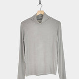 Ichi Antiquités - Rib Turtleneck - Gray - YUCCA, ageless fashion, Japanese clothing for women, at the moment clothes.