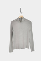 Ichi Antiquités - Rib Turtleneck - Gray - YUCCA, ageless fashion, Japanese clothing for women, at the moment clothes.