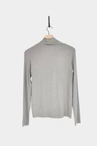 Ichi Antiquités - Rib Turtleneck - Gray - YUCCA, ageless fashion, Japanese clothing for women, at the moment clothes.