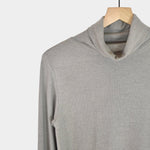Ichi Antiquités - Rib Turtleneck - Gray - YUCCA, ageless fashion, Japanese clothing for women, at the moment clothes.