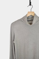 Ichi Antiquités - Rib Turtleneck - Gray - YUCCA, ageless fashion, Japanese clothing for women, at the moment clothes.