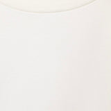 Sleeveless Cotton Knit Pullover, White