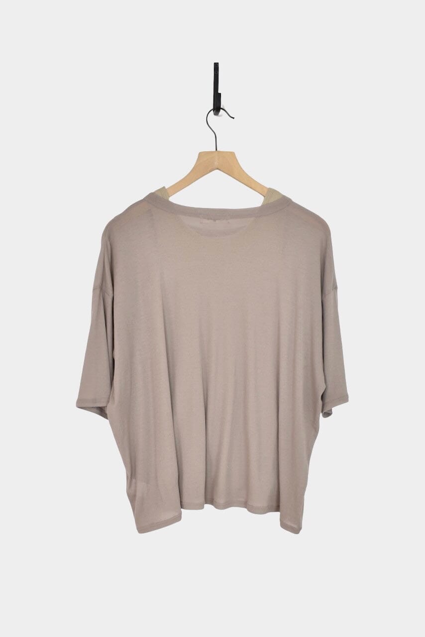 Ichi Antiquités - T-Shirt and Tanktop Set - Beige x Greige - Shirts & Tops - YUCCA, boutique near me, capsule wardrobe