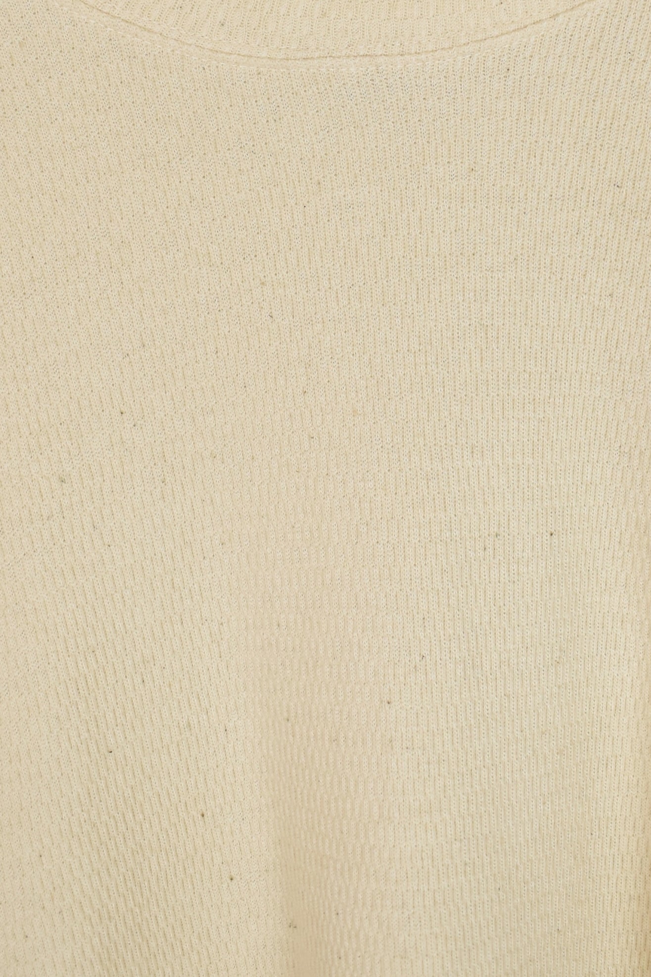 Ichi Antiquites - Thermal Knit Cotton Pullover - Natural - Tops & Tees - YUCCA, ageless fashion, at the moment clothes.