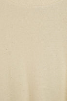 Ichi Antiquites - Thermal Knit Cotton Pullover - Natural - Tops & Tees - YUCCA, ageless fashion, at the moment clothes.