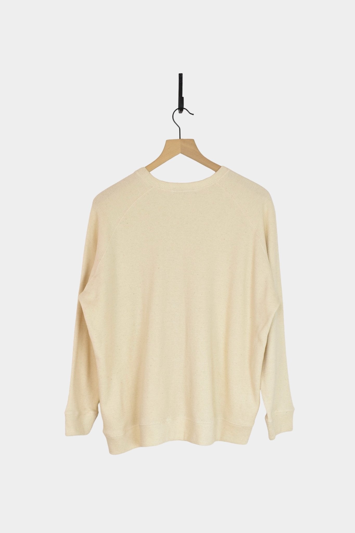 Ichi Antiquites - Thermal Knit Cotton Pullover - Natural - Tops & Tees - YUCCA, ageless fashion, at the moment clothes.