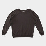 Jungmaven Bonfire Raglan Sweatshirt Coffee Bean heavyweight hemp organic cotton French terry crewneck Made in USA