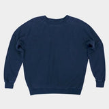 Jungmaven Bonfire Raglan Sweatshirt Navy heavyweight hemp organic cotton French terry crewneck Made in USA