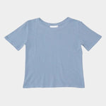Jungmaven Loma pique tee rainwashed flat lay front