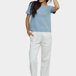 Jungmaven Loma pique tee rainwashed relaxed fit styling
