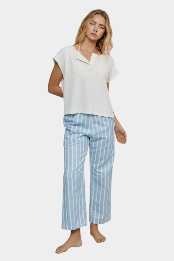 Jungmaven Sonora tee washed white worn relaxed boxy fit