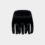 KARST small hair claw clip in noir black compact cellulose acetate lightweight hold accessory